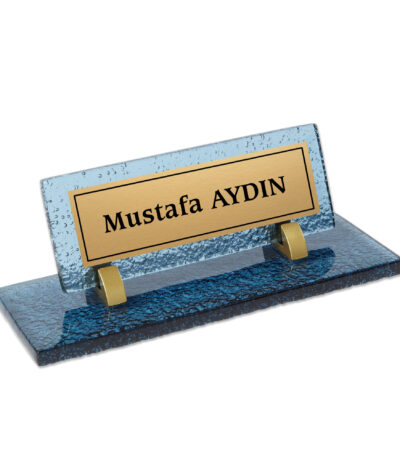 Mavi Cam Masa İsimliği