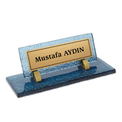 Mavi Cam Masa İsimliği